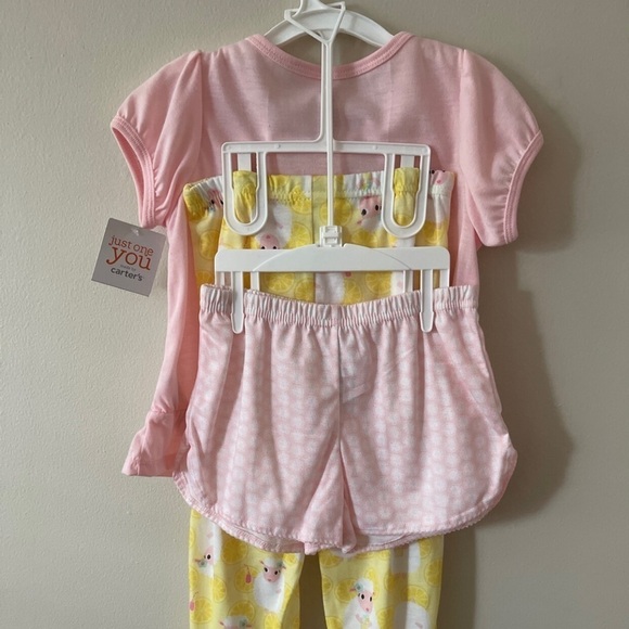 Carter's Toddler Girl’s 3PC Sleepwear Set, 4T - Picture 8 of 8
